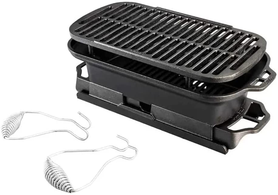 Lodge - Seasoned Sportsman's Pro Cast Iron Grill