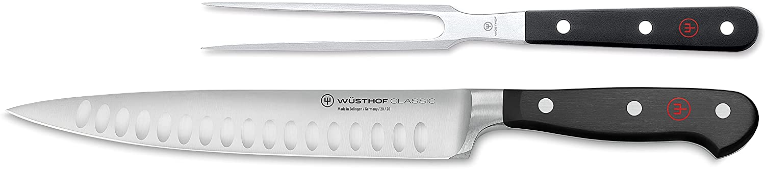 Wusthof - Classic Two Piece Carving Set, Hollow Edge