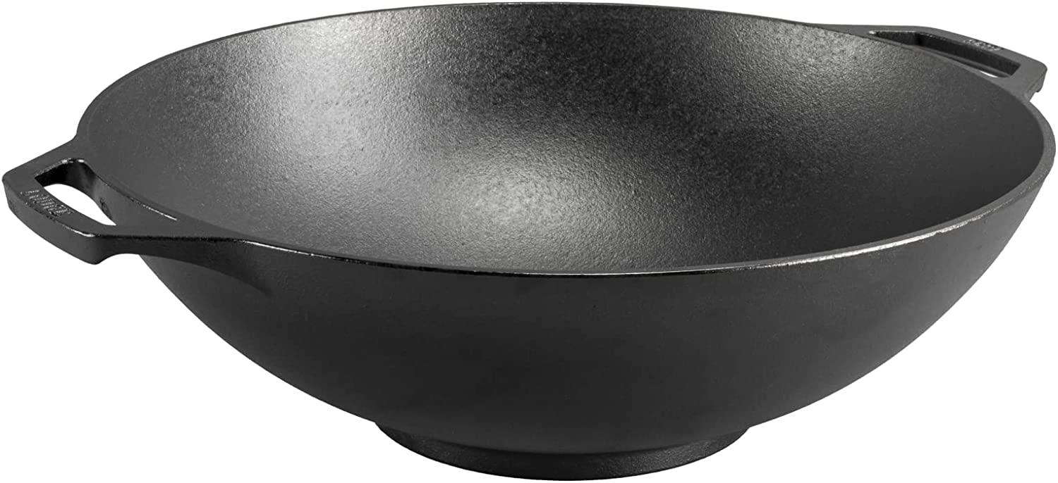 Lodge - 14 Inch Seasoned Cast Iron Wok