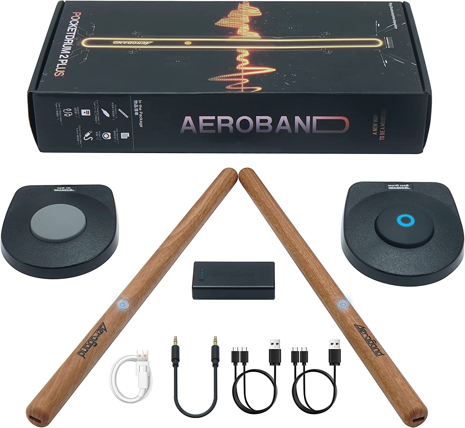 Aerodrums - AeroBand PocketDrum 2 Plus Electric Air Drum Set