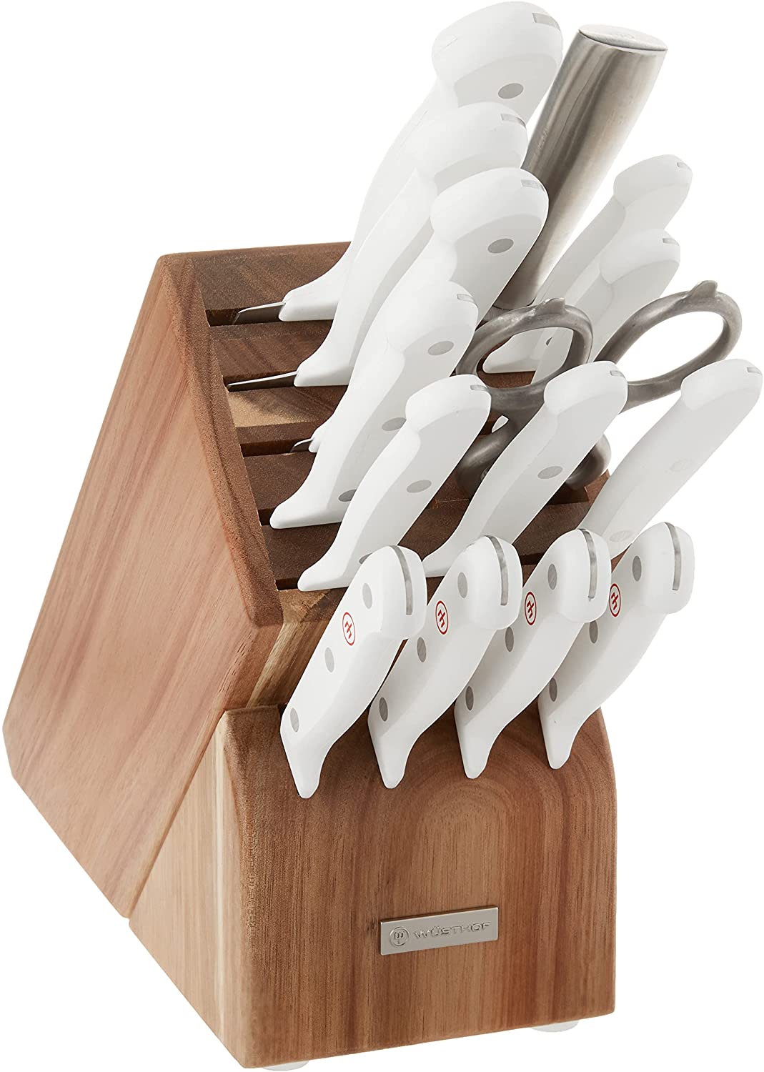 Wusthof - Gourmet Sixteen Piece Block Set, White Handles