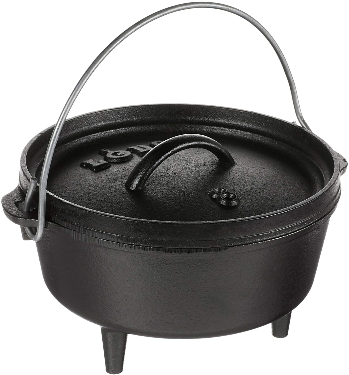 Lodge - 8 Inch / 2 Quart Cast Iron Camp Dutch Oven