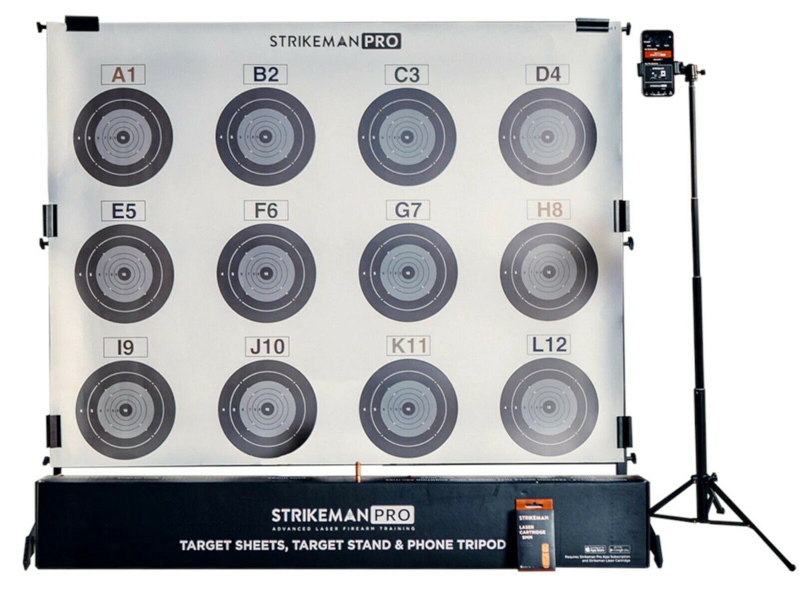 Strikeman - PRO Advanced Laser Cartridge Firearm Dry-Fire Training Kit with .30-06 Springfield Ammo Bullet & Downloadable App