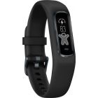 Garmin - Vivosmart 4 Activity Tracker, Black/Midnight, S/M