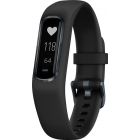 Garmin - Vivosmart 4 Activity Tracker, Black/Midnight, L