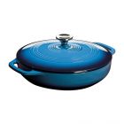 Lodge - 3.6 Quart Blue Enameled Cast Iron Casserole