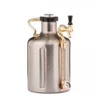 Growlerwerks - uKeg 128 Pressurized Growler for Craft Beer, Stainless Steel