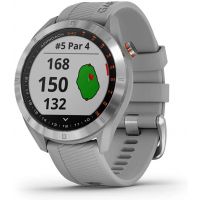 Garmin - Approach S40 Stylish Lightweight GPS Golf Smartwatch, Gray/Stainless Steel