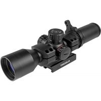 TRUGLO - TRU-BRITE 30 Series Illuminated Tactical Rifle Scope - Includes Scope Mount, 3-9x 42mm, Black