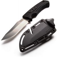 SOG - Field Full Tang Fixed 4 Inch Bushcraft Survival Knife w/ Sheath