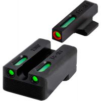 TRUGLO - TFX Pro Tritium and Fiber Optic Xtreme Handgun Sights for Kimber 1911 Pistols with Fixed Rear Sight, Black