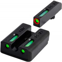 TRUGLO - TFX Pro Tritium and Fiber Optic Xtreme Handgun Sights for Taurus Millenium G2, 709 Slim, 740 Slim, Black